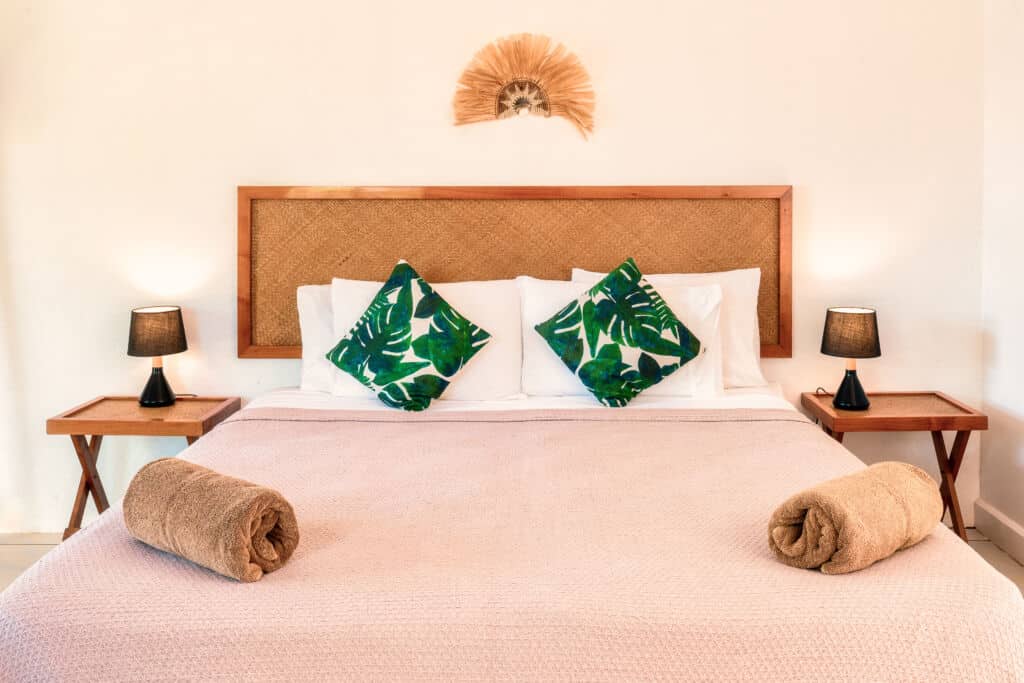 Private guest room at Mystic Sands, Vava'u